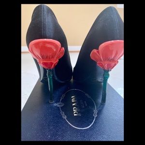 Prada Shoes with Tulip Heels
